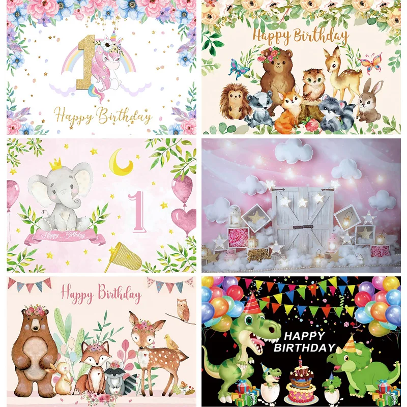 

SHENGYONGBAO Children's Newborn 1st Birthday Party Background Jungle Background Photo Studio Photography Props MMT-02