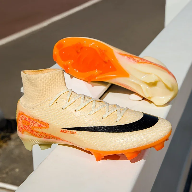 Men Soccer Shoes Long Spikes Indoor Football Boots TF/FG Sneakers Outdoor Sports Shoes Match football boots