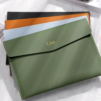 Sacs de fichiers en cuir A4 personnalisés pour lettres, sacs à documents officiels, sacs matériels et sacs de rangement pour le bureau d'affaires 5