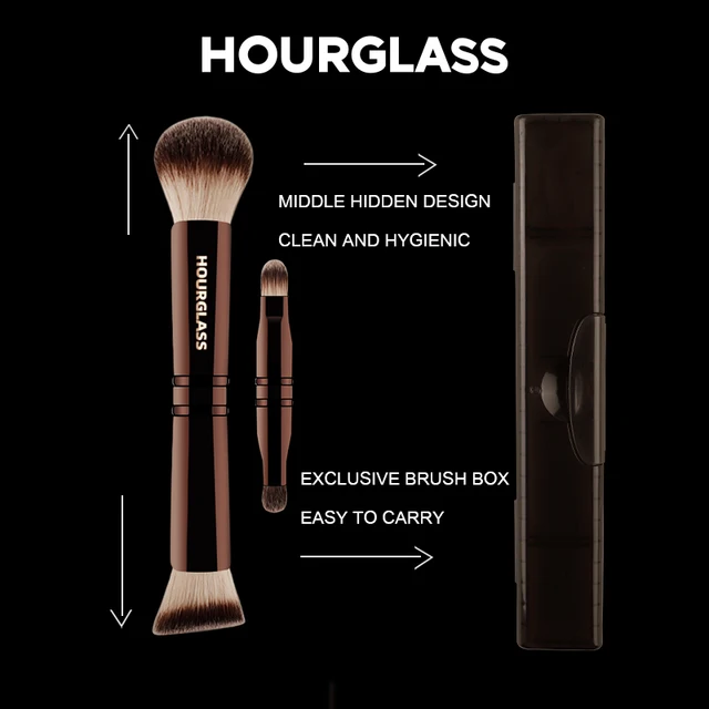 Brochas de maquillaje multifuncionales Hourglass: Rostro y Ojos | Emoape