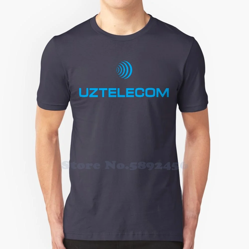

Uztelecom Logo High-quality T Shirts Fashion T-shirt New 100% Cotton Tee