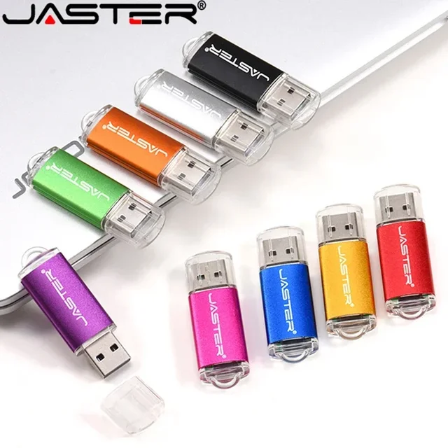 JASTER новый креативный флэш-накопитель USB 2.0 с брелоком 128 ГБ 64 ГБ 32 ГБ 16 ГБ 8 ГБ 4 ГБ модный флэш-накопитель 9 цветов U Stick подарок 5