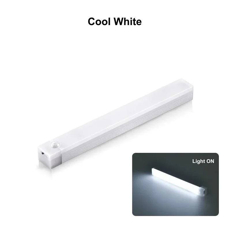 thumbnail image 1 of Luz LED nocturna con Sensor de movimiento, barra de inducción recargable, lámpara magnética inalámbrica portátil para armario, cocina, habitación y mesita de noche, 1 of 5