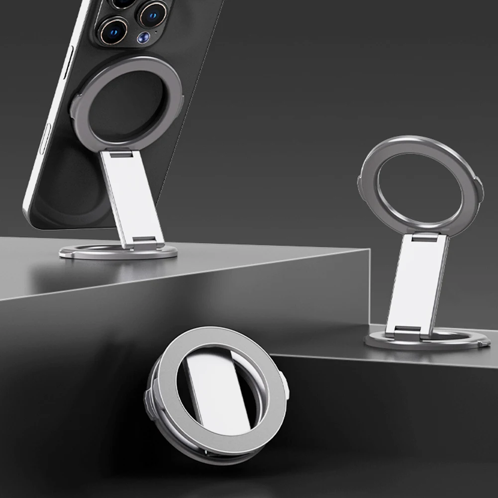 양면 자석식 휴대폰 링 홀더 다기능 데스크탑 휴대폰 거치대 MagSafe 액세서리용 그립 홀더 스탠드