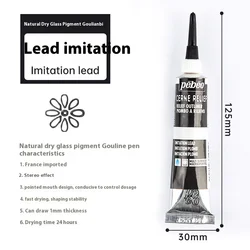 Vibrant 24 - Color Acrylic Paint Set - 20/25 ml Bottles for DIY Art Projects and Handcrafted Creations (20ml Imitation lead)