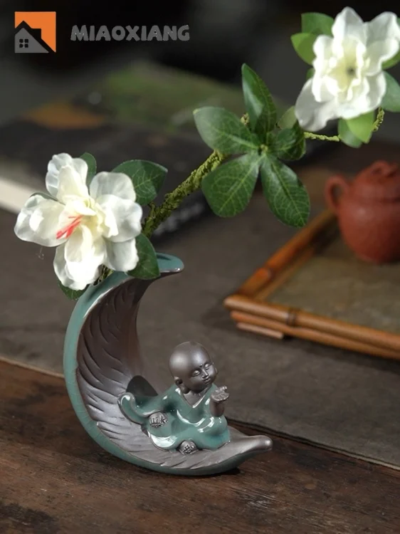 

Tea Pet Little Monk Decoration Tea Ceremony Accessories Zen Tea Room Tea Table Decoration Bogu Frame Flower Ware Decoration