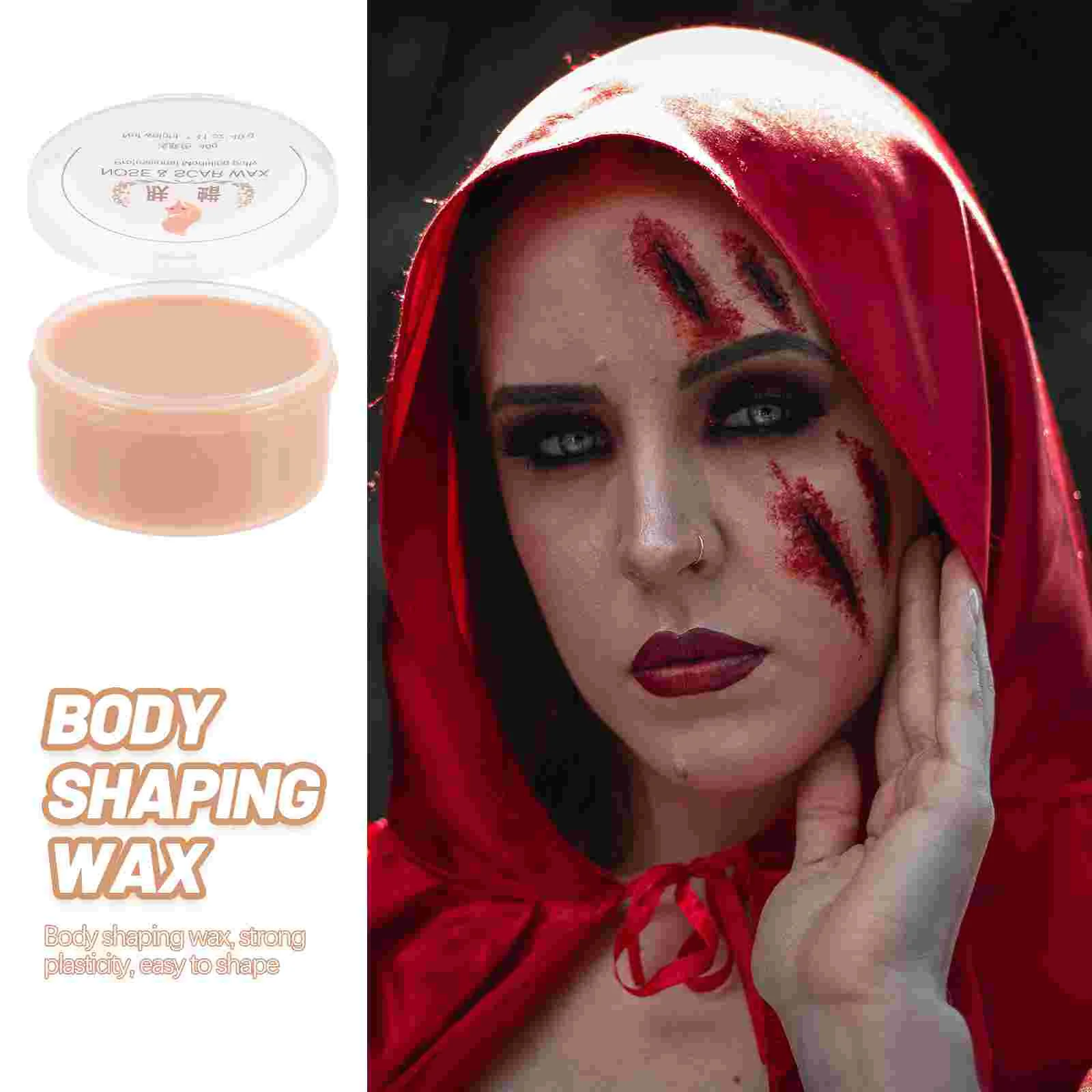 

Skin Wax Modeling Fake Scar Wax Face Fake Wound Wax Makeup Wax for Halloween Special Effects Stage Fake Wound