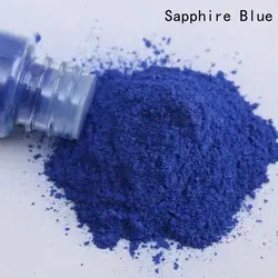 Purple Natural Mica Powder Pigments for DIY Art and Crafts - 25ml Shimmering Resin and Nail Gel Enhancer (Sapphire Blue)