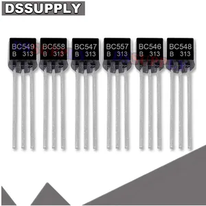 100PCS BC546B TO-92 BC547B BC548B BC549B BC557B BC558B BC546 BC547 BC548 BC557 BC558 BC549 Transistors Triode TO92 IC Chipset