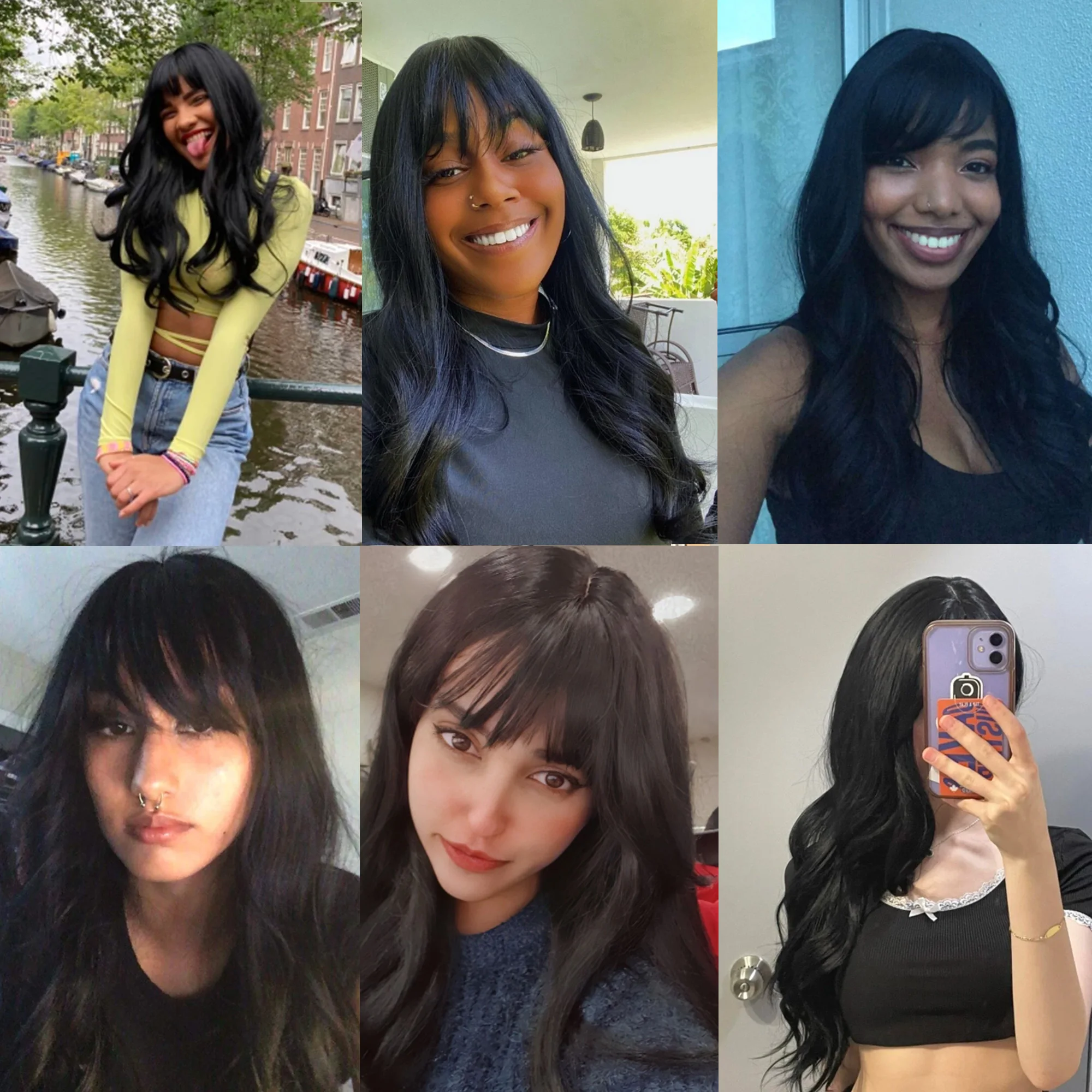 human hair bangs 100% Remy human hair bangs for women 4.5 inches black human hair extension clip in air bangs straight pieces