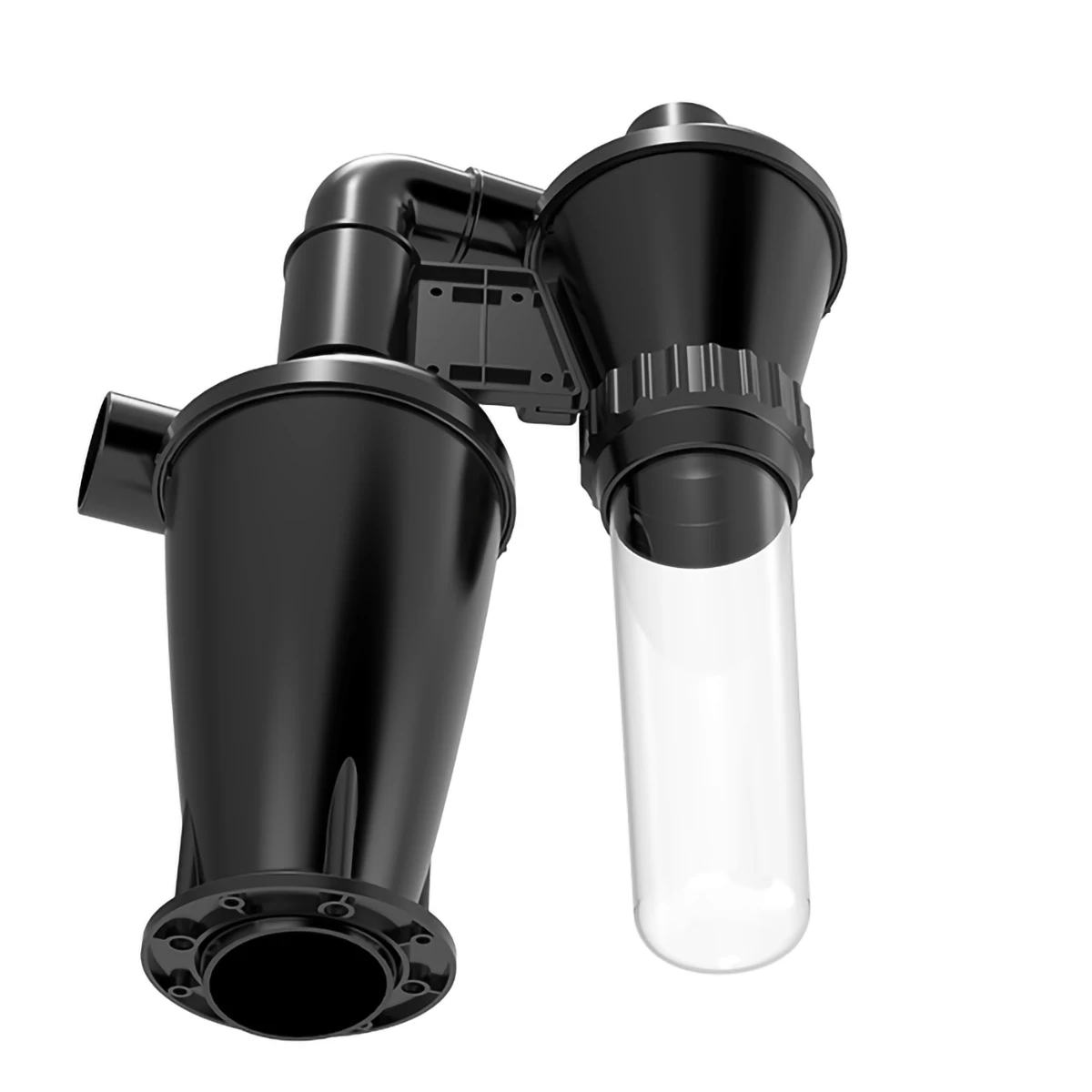 Double Filtration Cyclone Dust Collector 50mm/2" DIY Turbocharged Woodworking Filter Industrial Separator Collector Canister