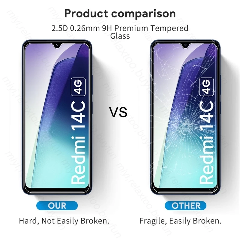 Premium Tempered Glass Screen Protector Set - Shatterproof & High Clarity