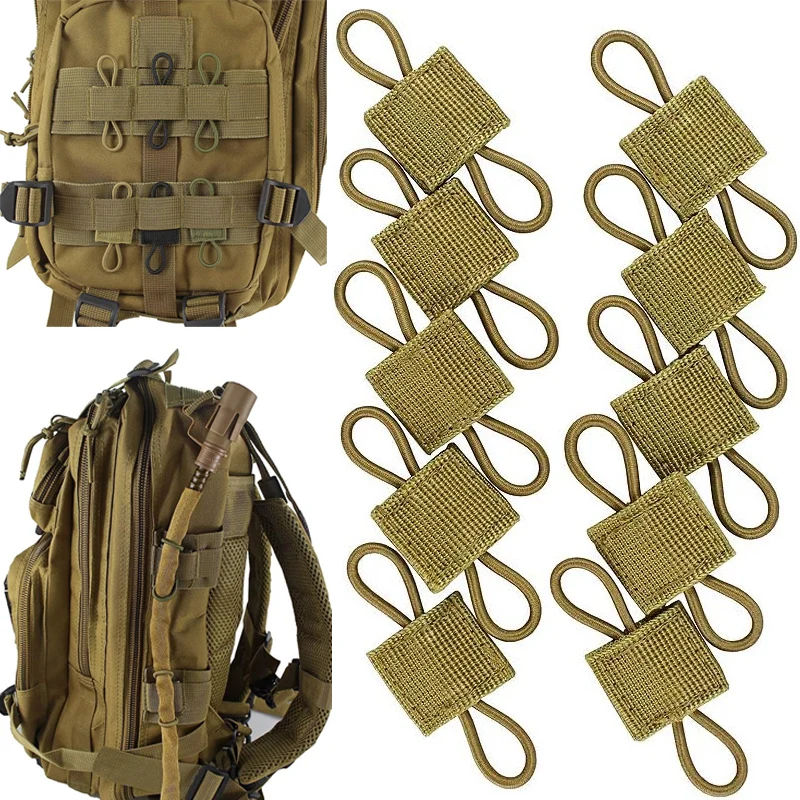 BOOSTEADY Molle Clips Flexible Molle Straps Short Clips Pack of 6 Easy To  Securely Attach The Molle Bag - AliExpress