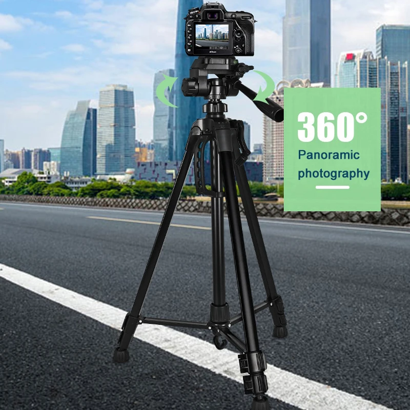 Phone Camera Binoculars Tripod Stand 55inch Universal Photography For Telescope Fishing Lights Beauty lamp SLR camera holder,rifle tripod stand