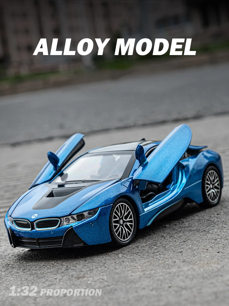 BMW I8 Supercar 1:32 Ölçekli Model Araba
