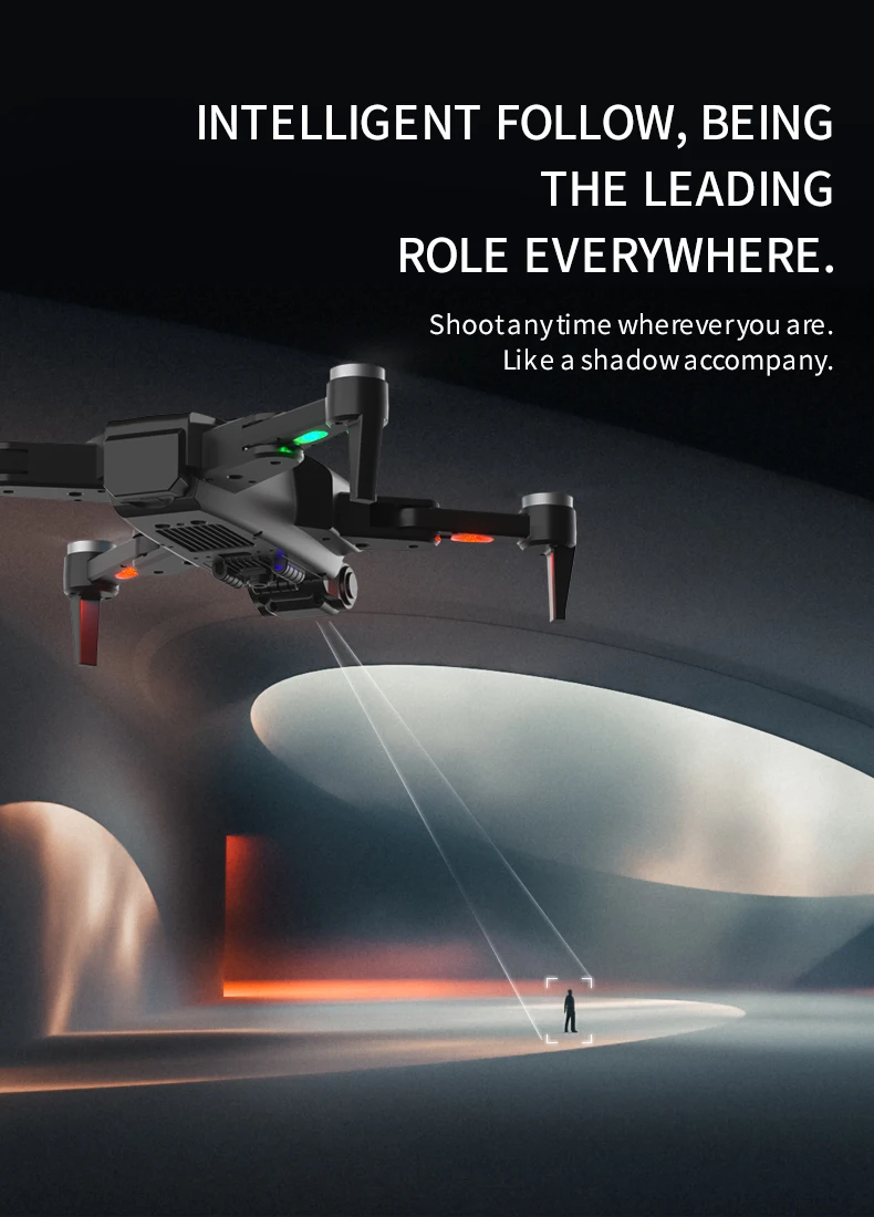 JJRC X25 Drone, INTELLIGENT FOLLOW BEING THE LEADING ROLE EVERYWHER