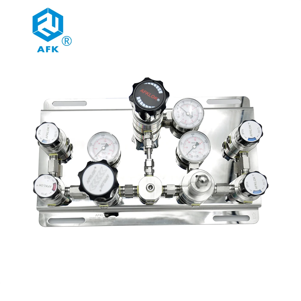 

gas CO2 stainless steel 1/4"npt control panel semi-automatic valve 3000 psi high pressure regulator