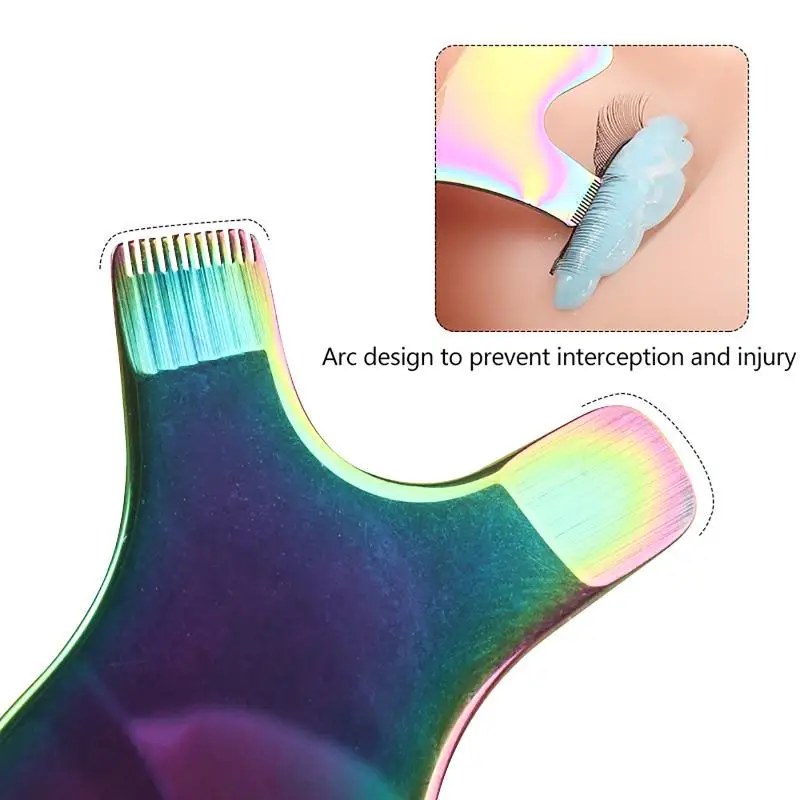 재사용 가능한 스테인리스 스틸 속눈썹 브러쉬 클린 콤 접붙이기용 속눈썹 브러쉬 리프팅 컬러 속눈썹 연장 펌 마스카라 도구