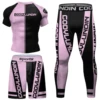 New Designer Boxing Jersey jiu jitsu No Gi Rashguard Set Pink Compression Active Wear For Men Women Custom Grappling Fightwear 1