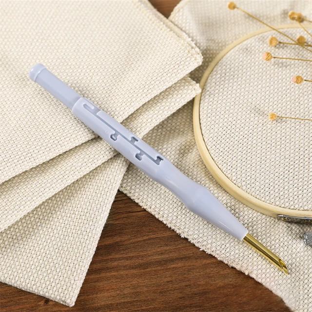 Embroidery Punch Needle Cloth Cotton Fabric DIY Needlework Punch Needle Pen  For Rug Hooking Punch Needling Crafts Monk's Cloths - AliExpress