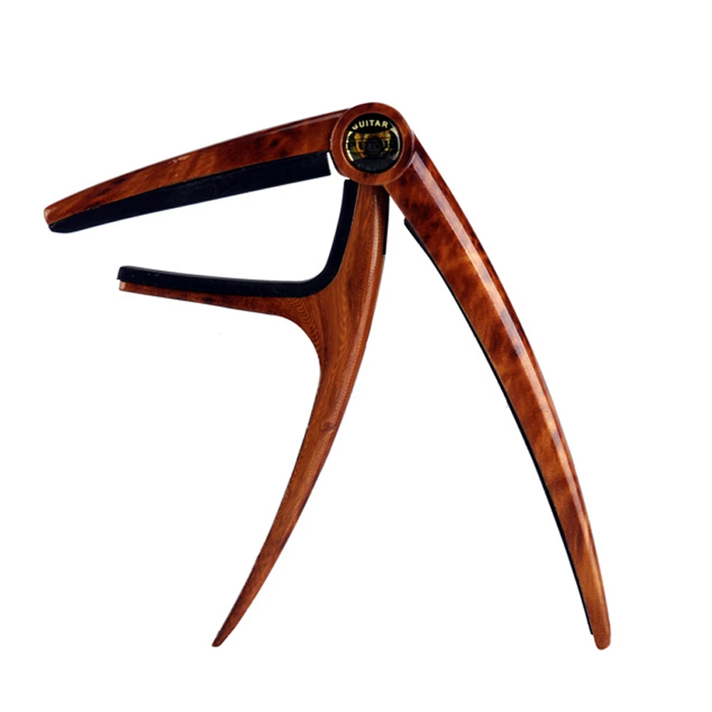 Guitar Capo Metal Water Sound Wood Grain Small Floral Invisible Spring