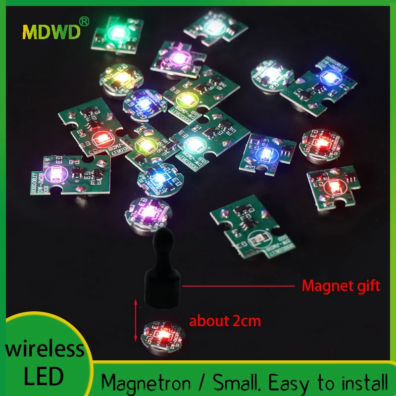 LED Light Magnetic Control Switch Cartoon Hand To Do Plus Light Model Wireless Light build an engine kit