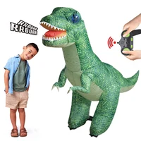 Large Inflatable Remote Control Dinosaur RC Electric Walking T-Rex Toys for Kids Boys Girls Best Birthday Party Christmas Gifts 1