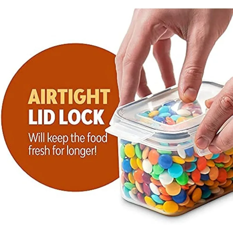 Airtight Food Storage Containers Set with Lids (24 Pack) for Kitchen a