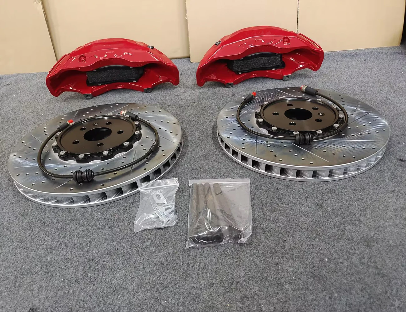 ICOOH Racing 10 Pots Big Brake Caliper Parts Modification for audi series fit 420mm-440mm