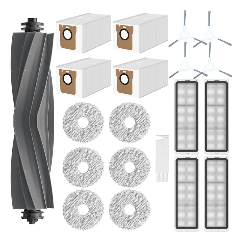 

For Dreame L10 Ultra / L10S Ultra Robot Vacuum Cleaner Main Side Brush Hepa Filter Mop Pads Dust Bags Replacement