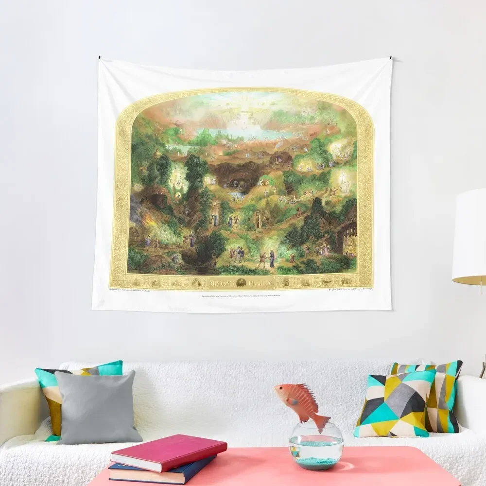 

Bunyans Pilgrim - Colour Edition Tapestry Wall Decoration Aesthetic Home Decor Tapestry