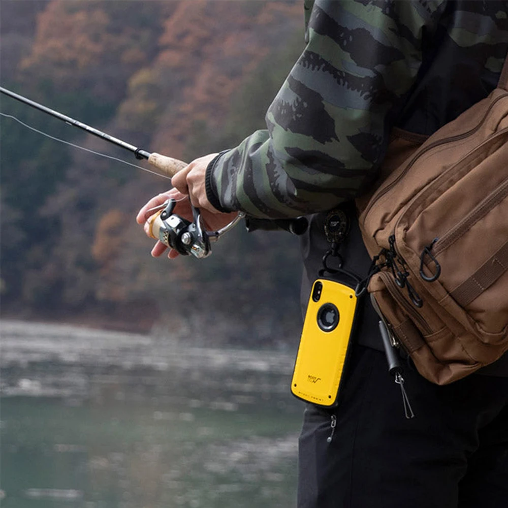 NEW Heavy Duty Retractable Pull Badges ID Reel Carabiner Key Chain Buckle Key Holder Outdoor Keychain Holds Multiple Tools