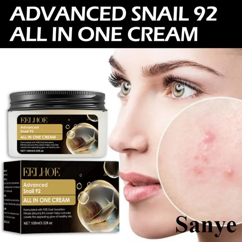 

Snail Face Repair Cream Acne Treatment Cream Firming Repairing Large Pore Shrinking Cream Oil Control Whitening Facial Skin Care