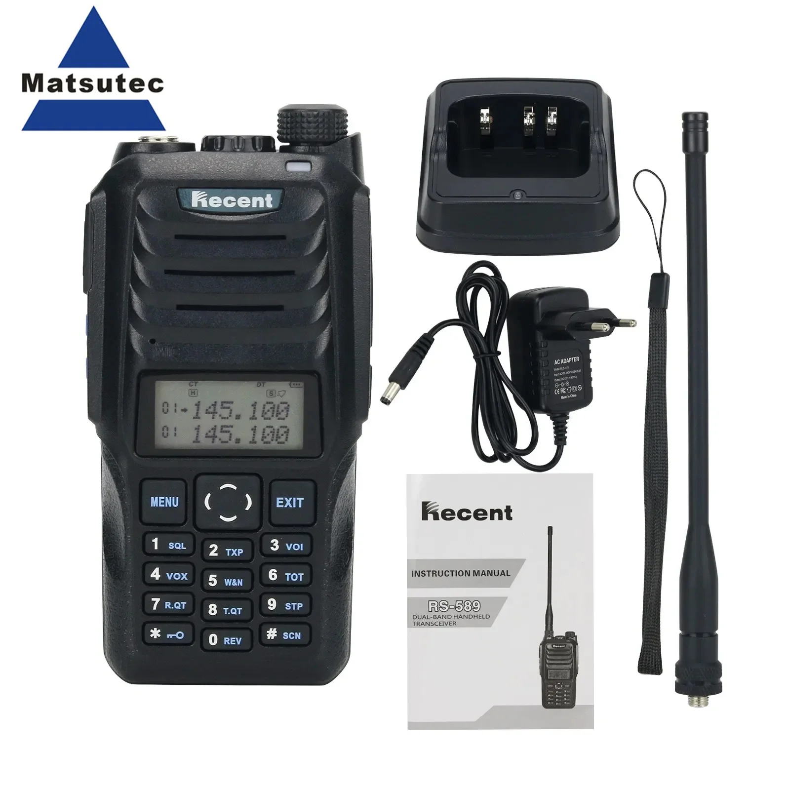 

RS-589 Professional 10W 12KM VHF UHF радио Walkie Talkie портативный приемопередатчик с фонариком