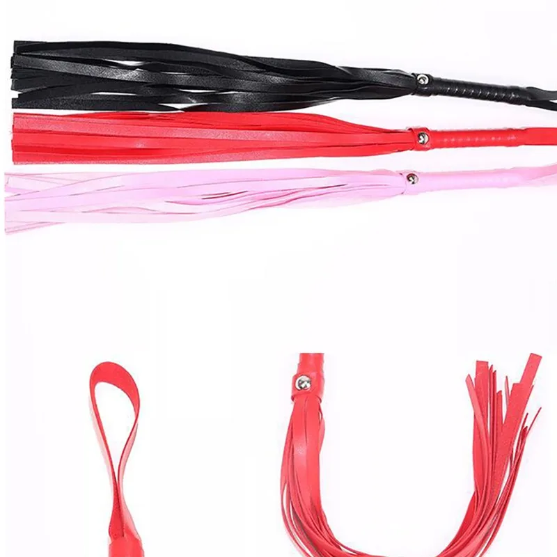 Genuine Leather Tassel Horse Whip With Handle Flogger Equestrian Whips Teaching Training Riding Whips horse riding equipment horse riding whip