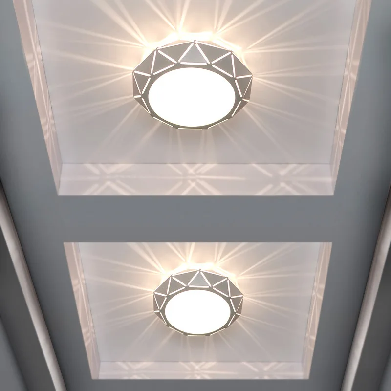 

Creative Alien Iron Art Corridor Light LED Ceiling Living Room Light Modern and Simple Entry Corridor Light