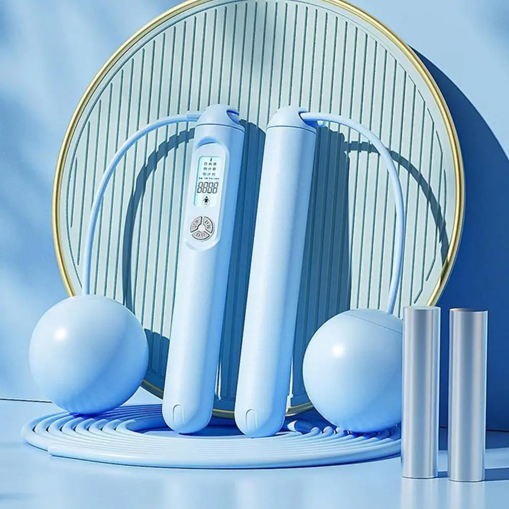 

1 Set Skipping Rope Smart Count Intelligent Bluetooth-compatible Multifunctional Non-Slip Handle Wear-resistant Examination Ball
