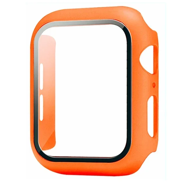 Ultimate Tempered Glass Screen Protector Case for Apple Watch – Rugged Full Coverage Guard