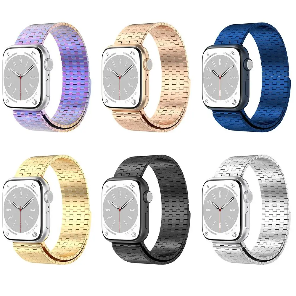 

Bracelet Milanese Band Stainless Steel Magnetic Strap New Metal Watchband for Apple Watch Ultra 8 7 6 5 4 3 SE