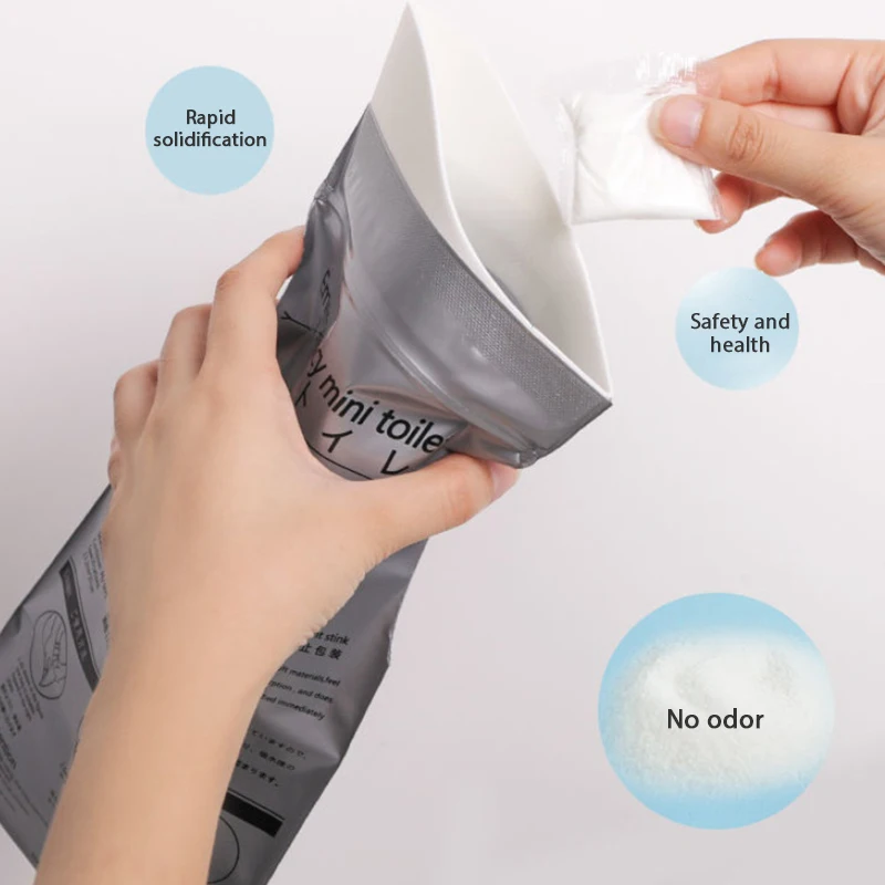 여성용 일회용 소변기, 휴대용 자동차 소변 가방, 구토 백, 미니 변기 비상 소변, 700 ml, 4 개