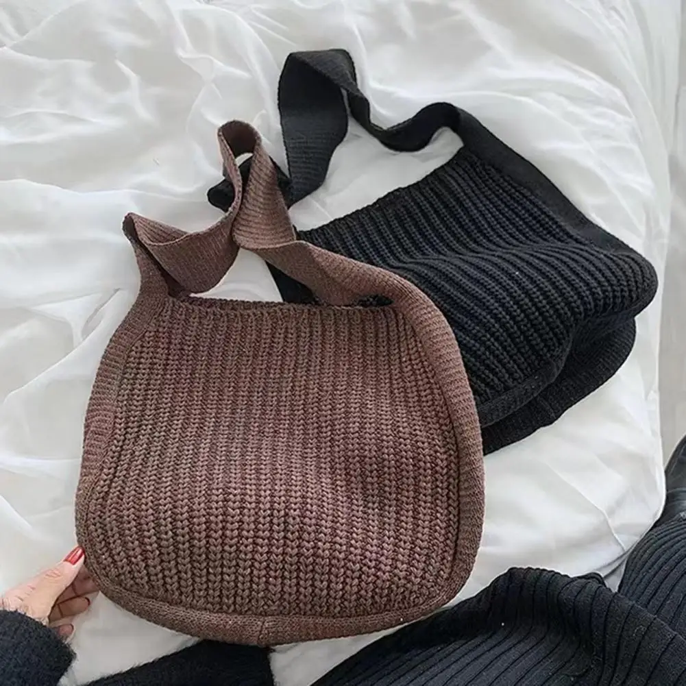 Personality Stylish Wholesale Custom Hand-Woven Knitted Bag Contrast Color  Lovely Duck Pattern Everything Large Capacity Bag - China Shopping Bags and  Knitted Bags price