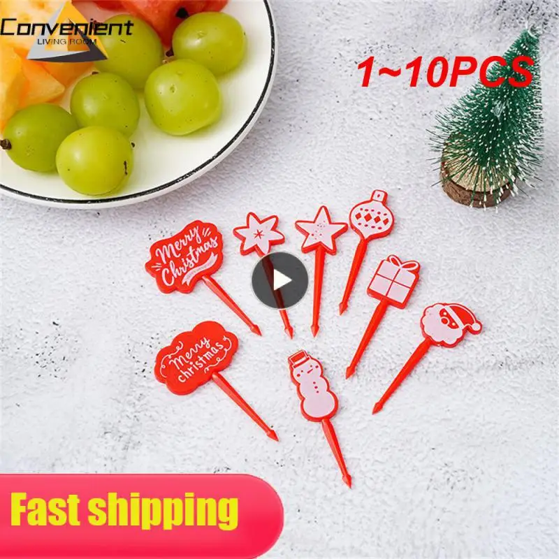 

1~10PCS Mini Food Fruit Fork Set Kid Cute Bento Box Decor Dessert Forks Cartoon Toothpick Cake Dessert Party Supply