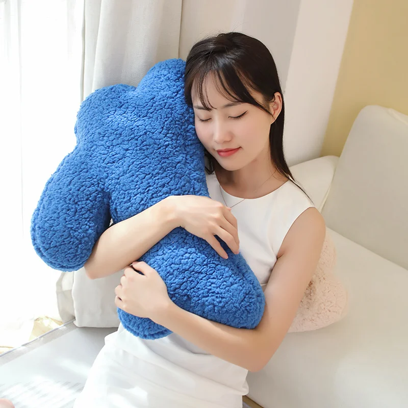 INS Kawaii Rabbit Pillow Stuffed Cartoon Bunny Rabbit Plush Toy Cushion Sofa Home Decor Birthday