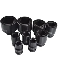 Impact Square Socket 1/2" Drive Heavy Duty 4 Point Air Socket Wrench  Square Head Screw 5-30mm for Choose 1