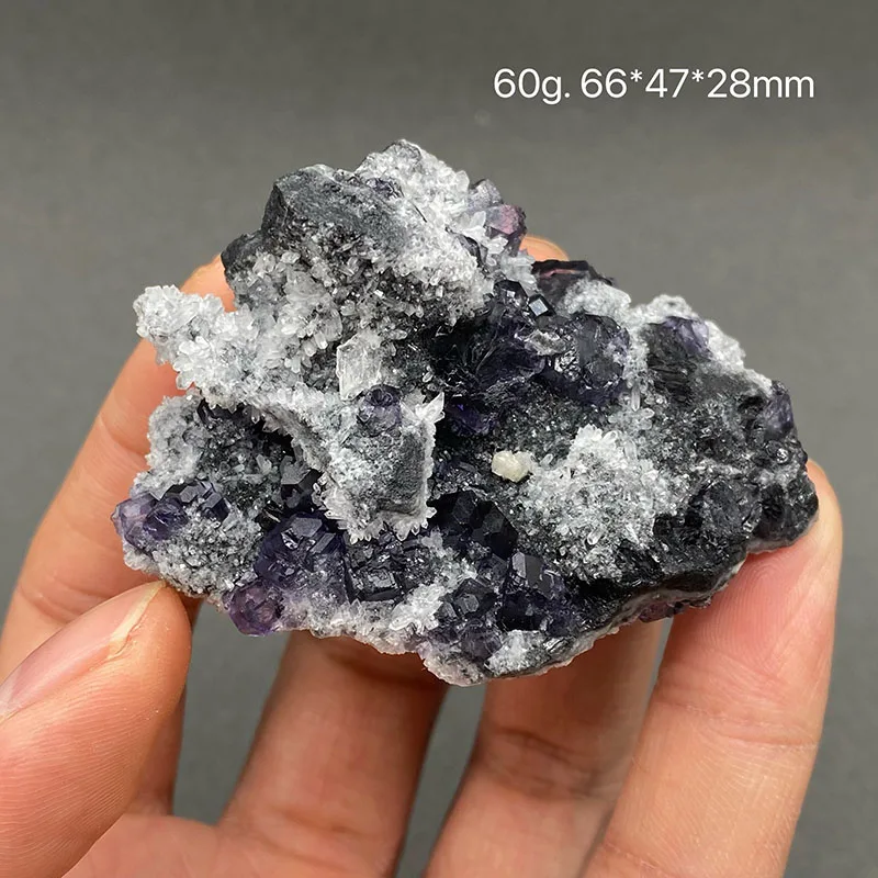 100% natural tanzanite blue fluorite raw mineral specimen healing crystal