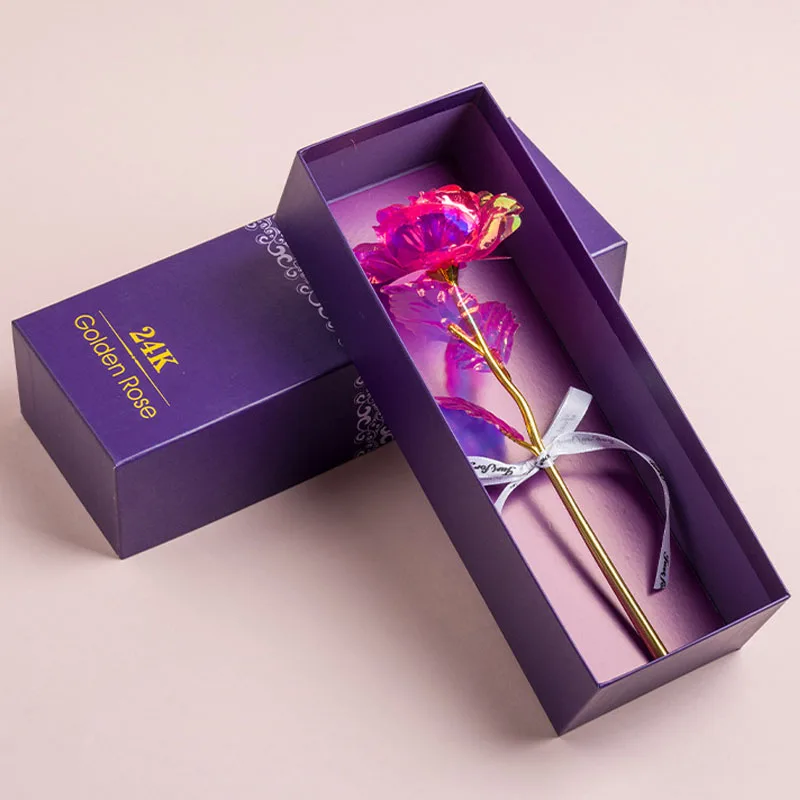 Luxurious 24k Gold-Plated Rose with Elegant Gift Box
