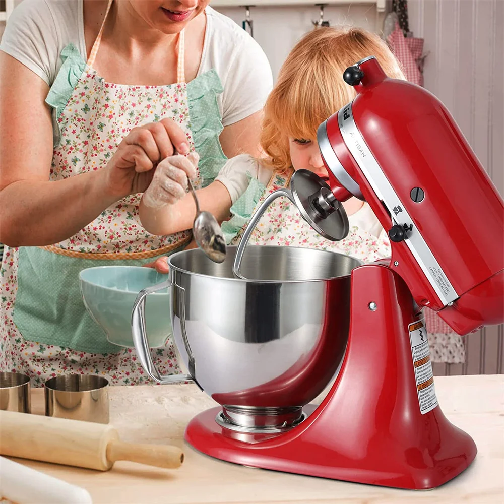 For KitchenAid 4.5-5 large container quart tilt head vertical mixer,  replaced with KitchenAid mixing bowl - AliExpress
