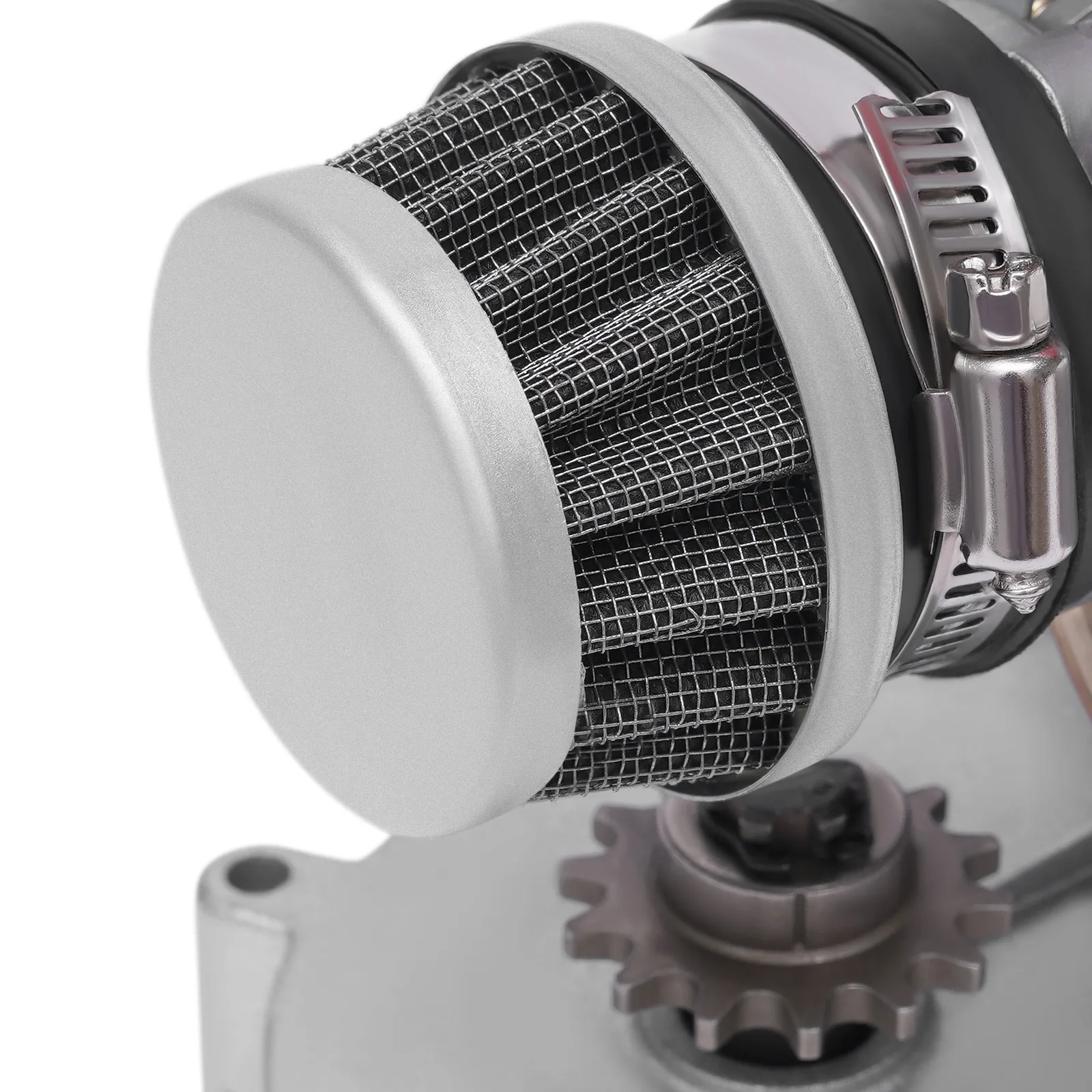 49cc Zweitaktmotor Einzylinder Seilzugstart Benzinmotor für Mini Dirt Bike ATV Roller Pocket Bike, Max. 7000 U/min – Detail 14