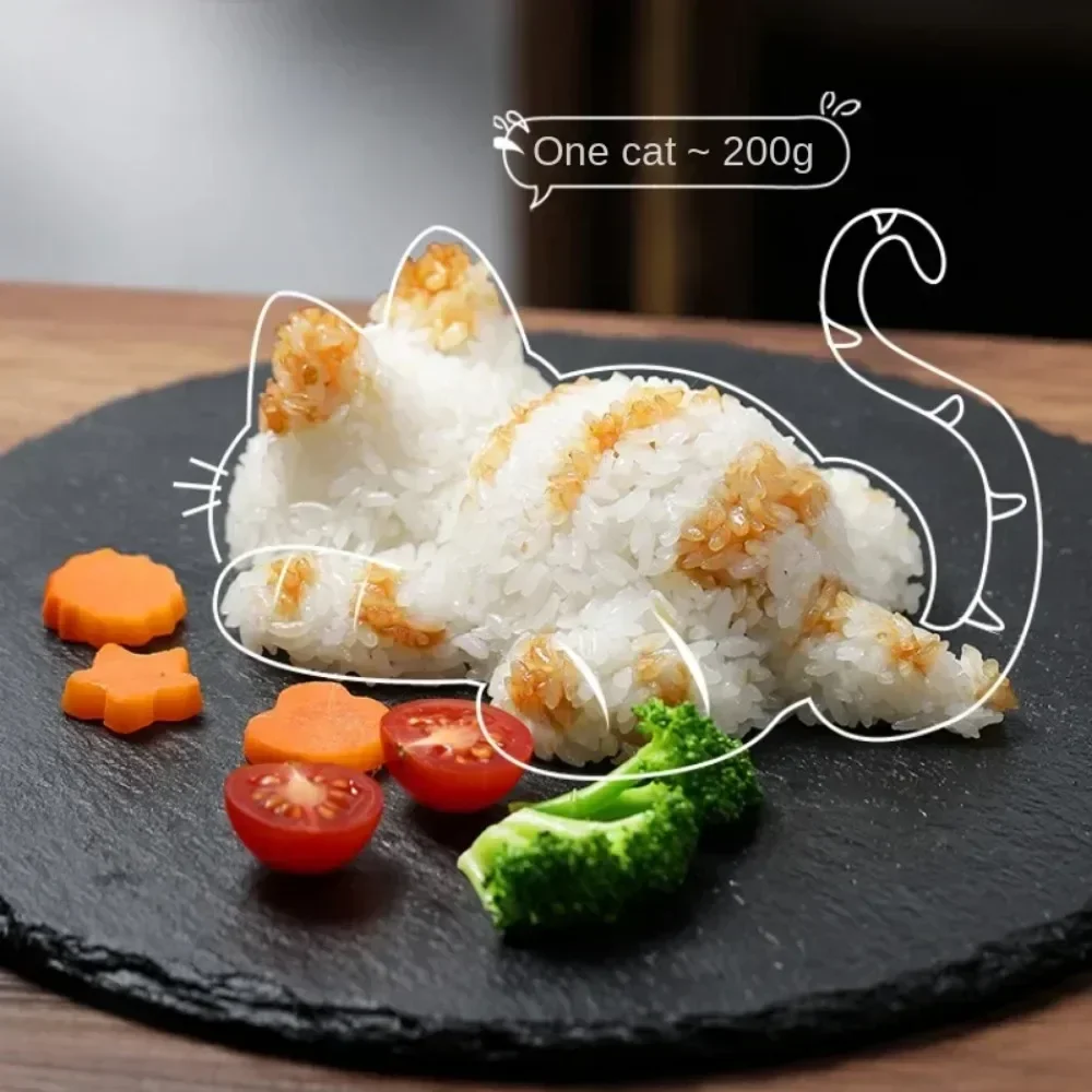 Cute Cat Animal Shape Onigiri Molds Sushi Rice Mold for Kids Baking Kitchen Gadgets for Mashed Potato Pumpkin Mash
