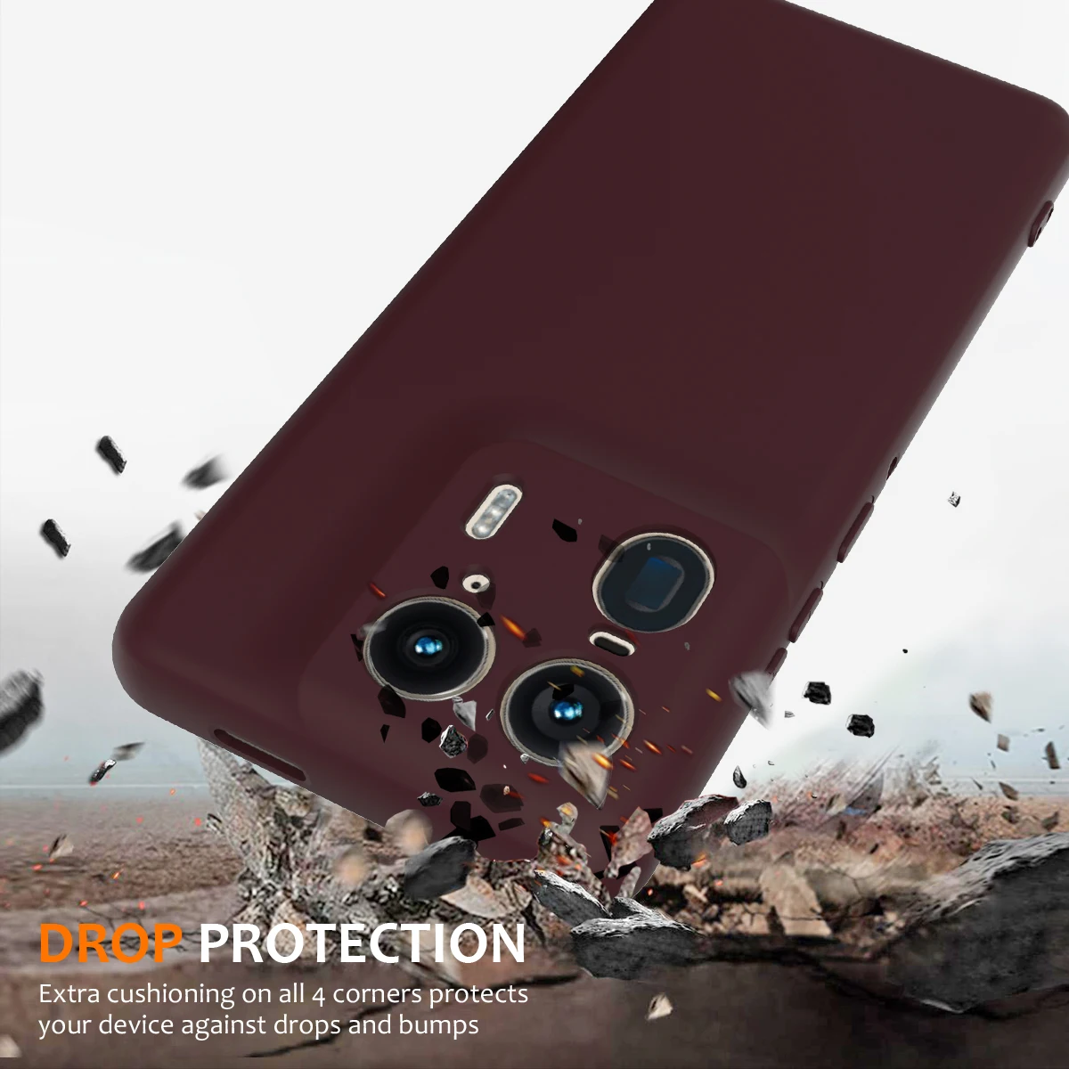 Premium Liquid Silicone Soft Back Protective Case